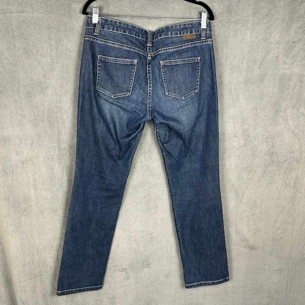 Boden Jeans Womens 8P Blue Straight Pockets Stretch Medium Wash Classic Mid Rise